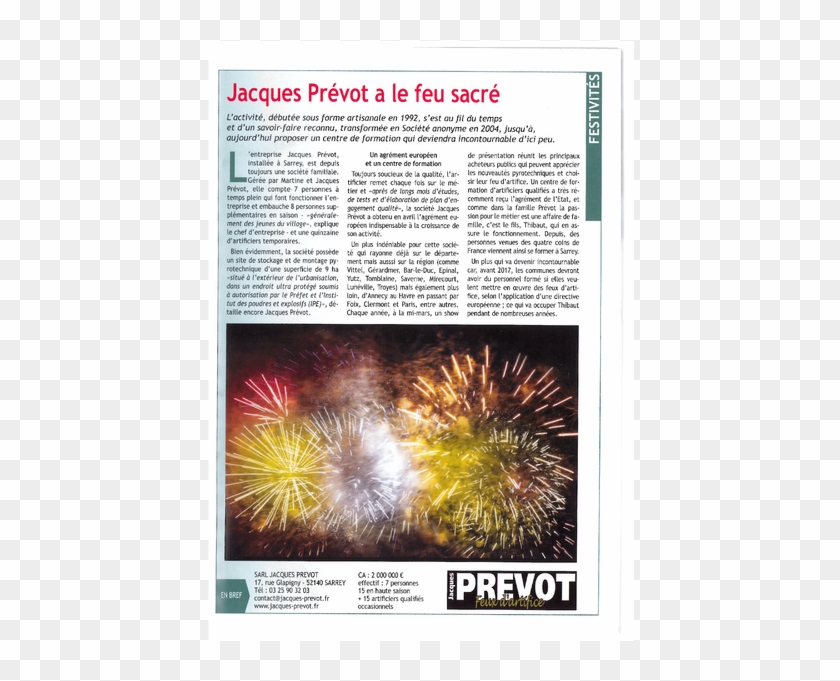 Photo Taken At Jacques Prevot Artifices By Business - Fireworks Clipart #4567709