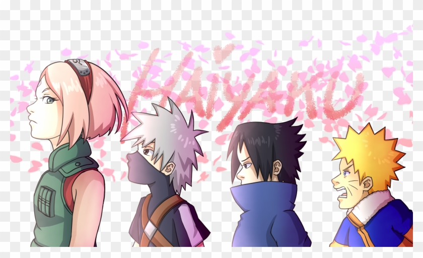 #haruno #kakashi #naruto #sakura #sasuke #team7 #uchiha - Cartoon Clipart