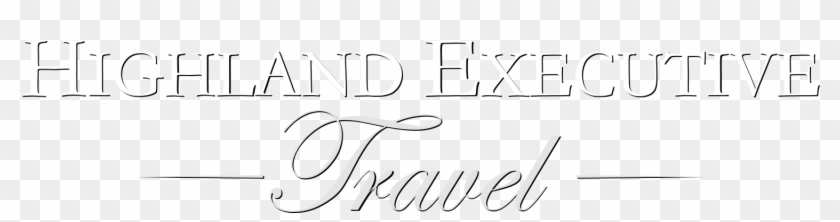 Highland Executive Travel - Calligraphy Clipart