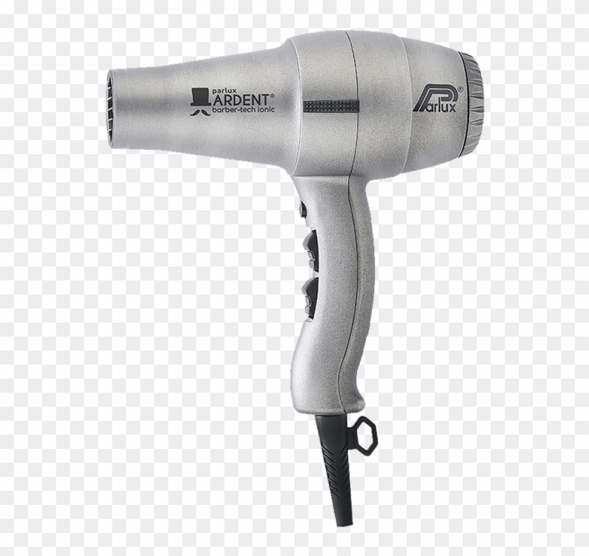 Parlux Ardent Barber Tech Ionic Hair Dryer Silver Clipart #4568087
