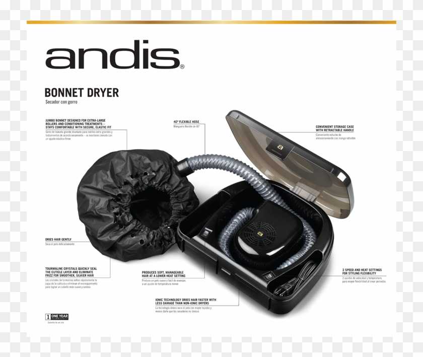 Andis Bonnet Hair Dryer Clipart #4568559