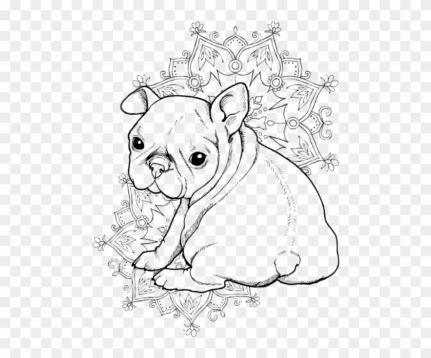 Bleed Area May Not Be Visible - Dibujos Zentangle De Bulldog Clipart