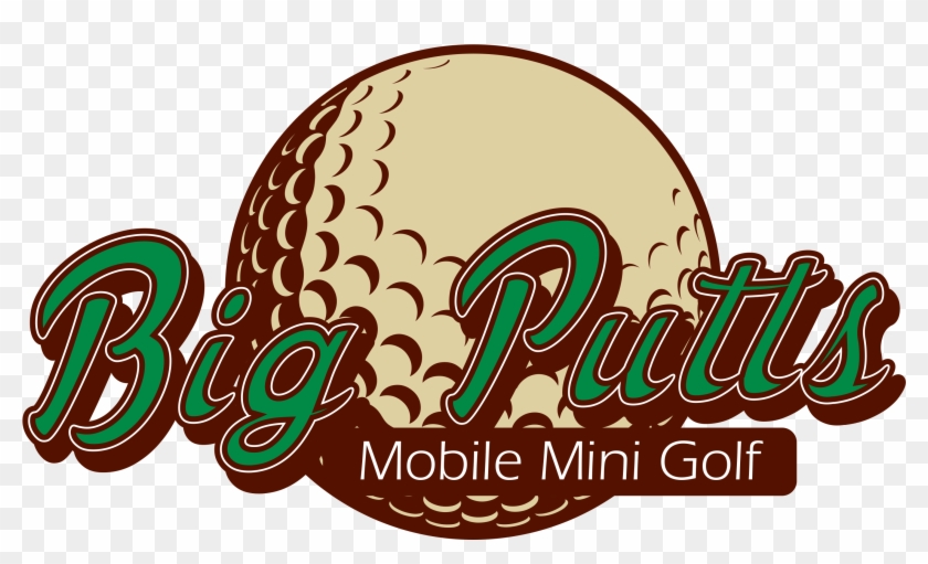 Big Putts Mini Golf Hire - Golf Ball Drawing Easy Clipart #4568932