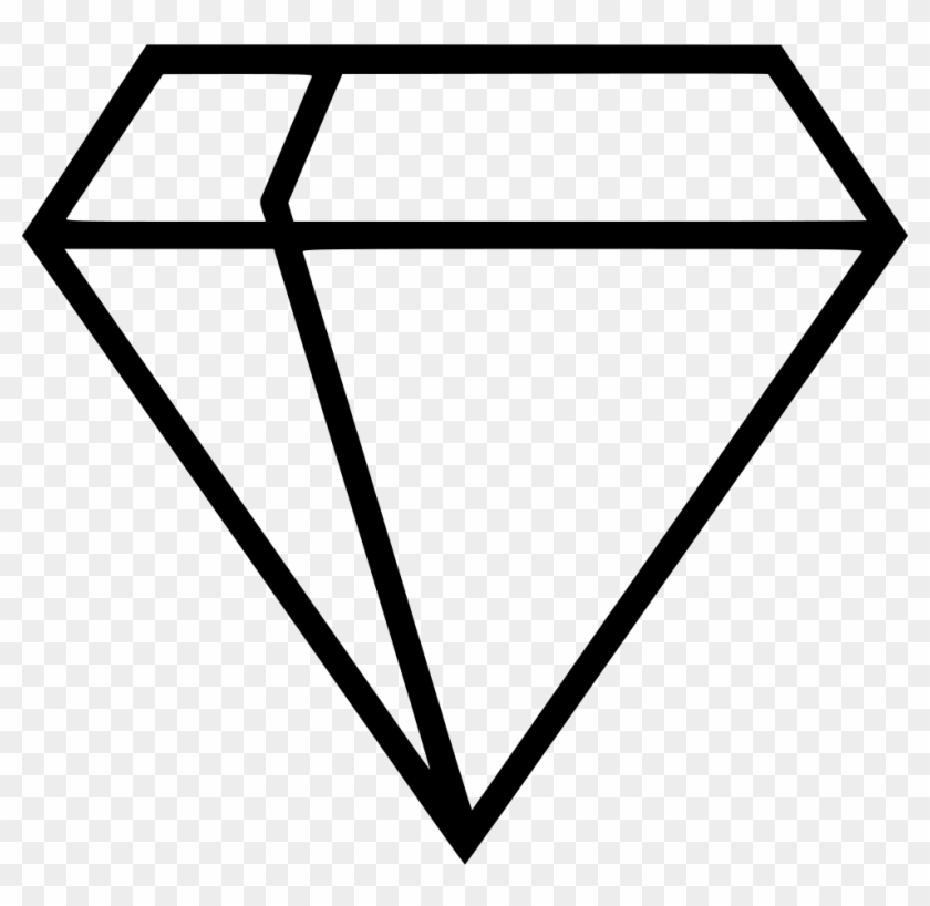 Png File Svg - Transparent Diamond Outline Png Clipart