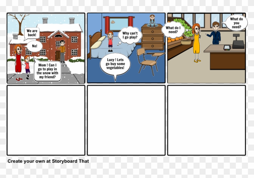 Snow Day - Cartoon Clipart