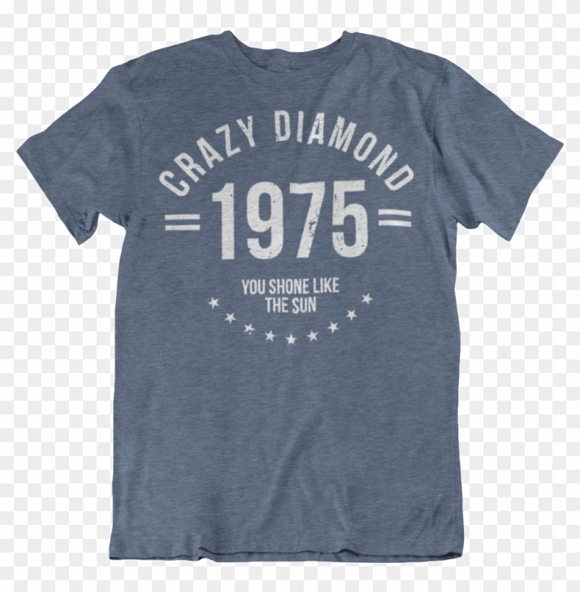 Crazy Diamon T Shirt On Blue , Png Download - Active Shirt Clipart #4570039