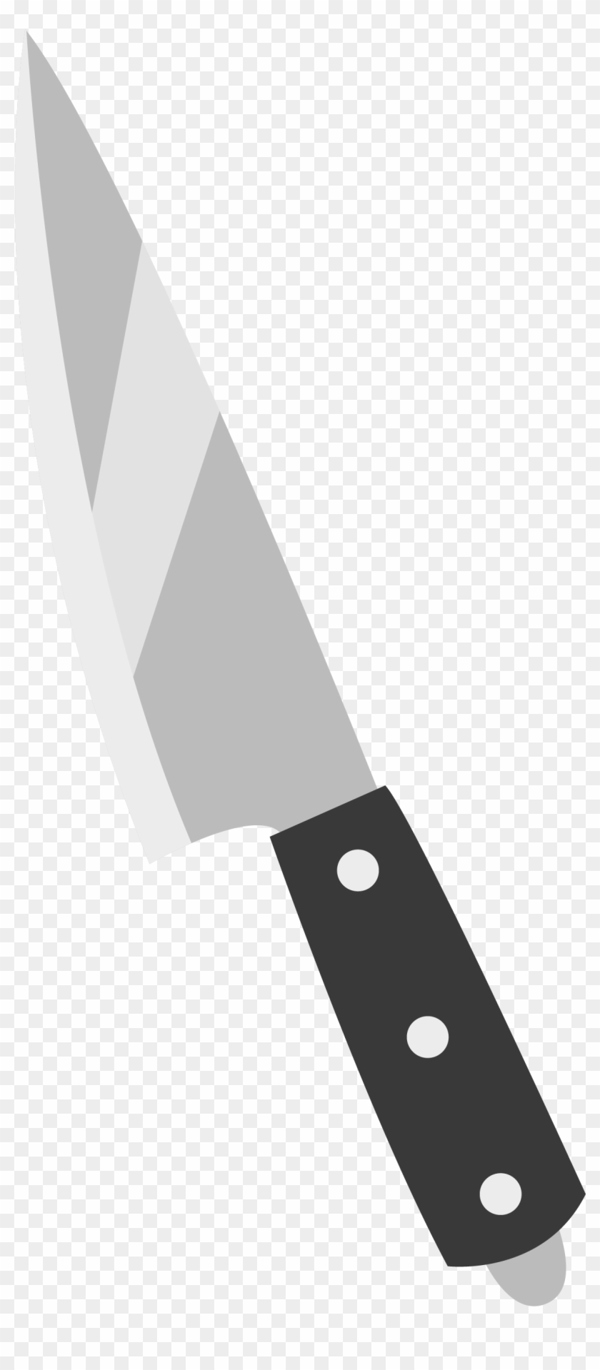 Knife, Kitchen Knife, Throwing Knife, Angle, Point - Utility Knife Clipart #4570398