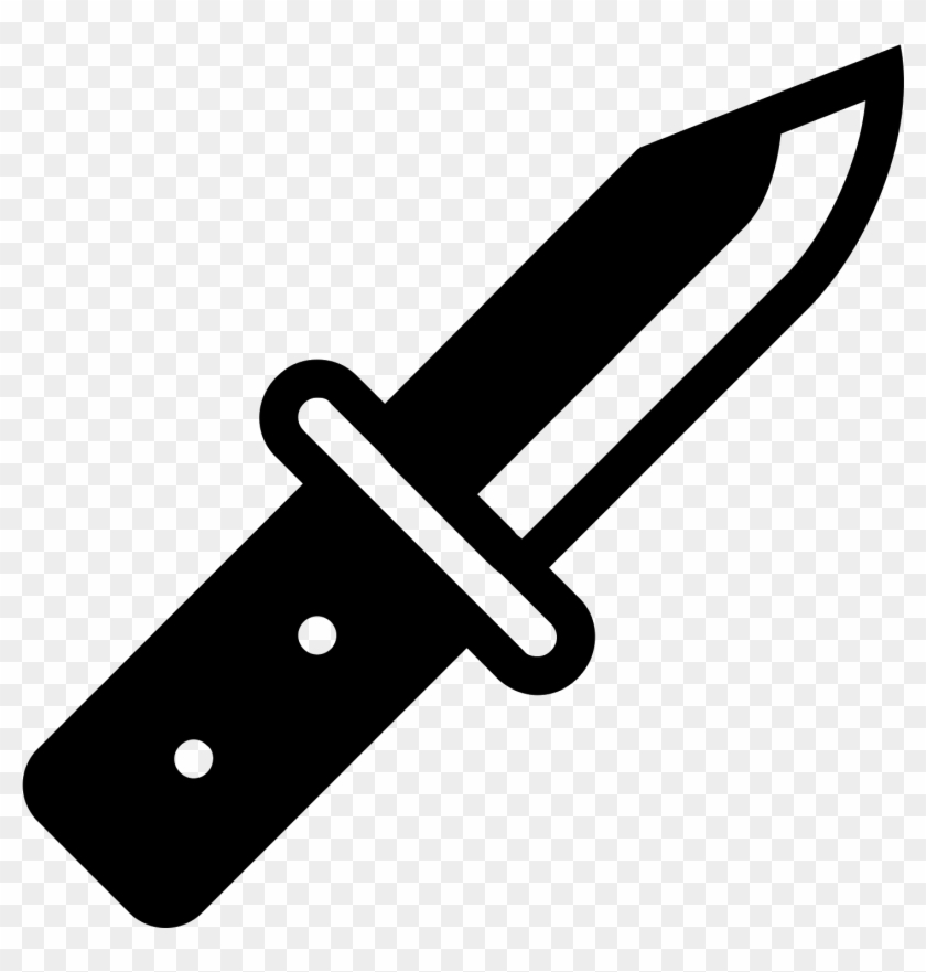 Army Knife Filled Icon - Faca Icon Png Clipart #4570540