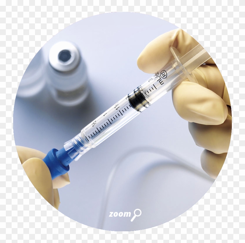 Patient Safe® Syringes - Needle In Patient Clipart