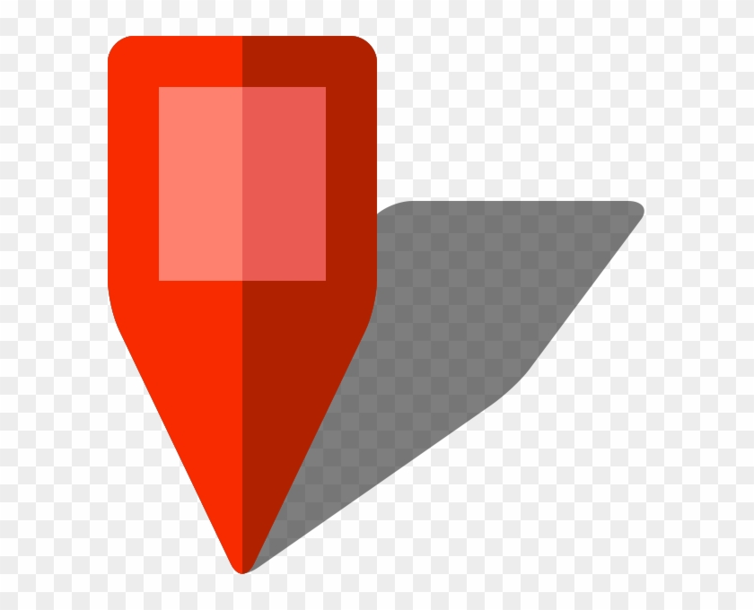 Location Map Pin Red9 - Graphic Design Clipart #4571450