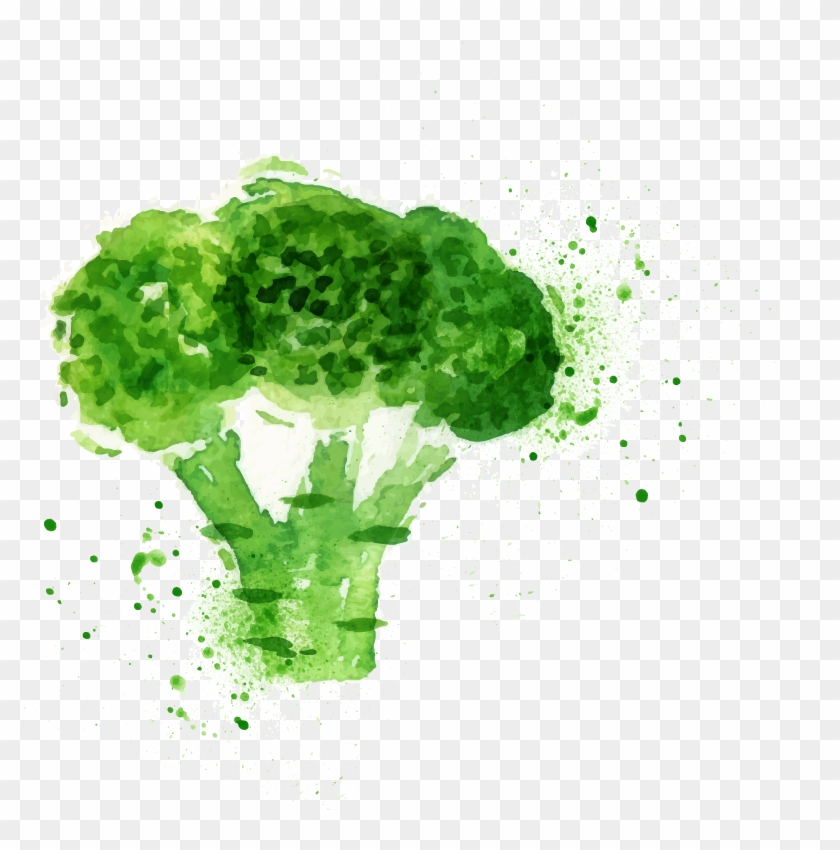 Slaw Poster Painting - Watercolor Painting Clipart