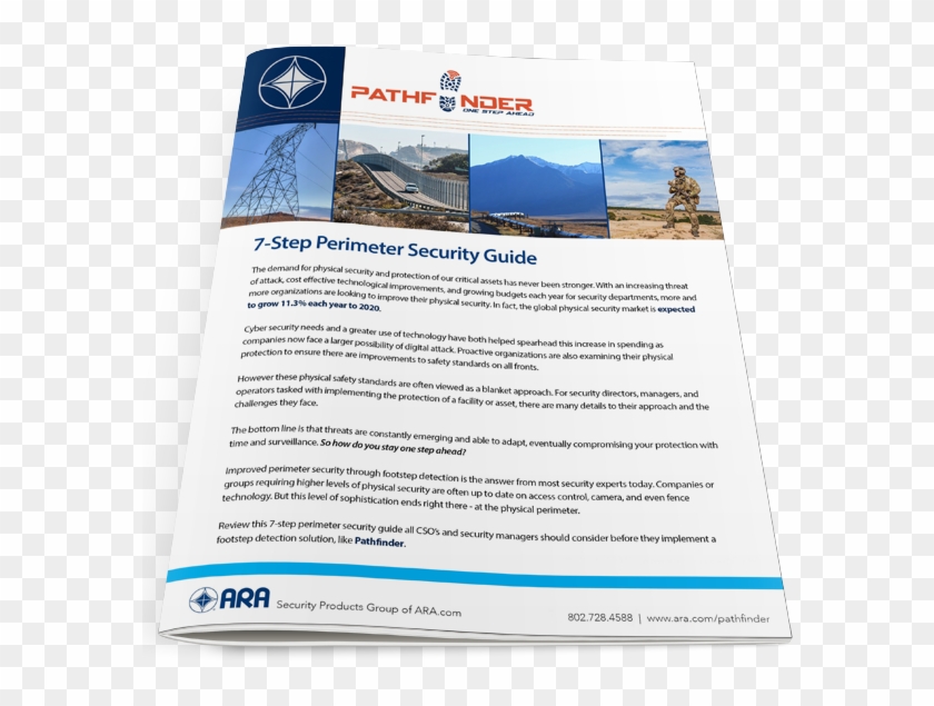 Free 7-step Perimeter Security Guide - Brochure Clipart