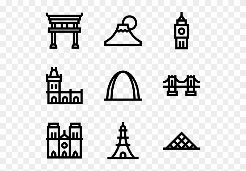 Landmarks - London Icons Png Clipart #4572052