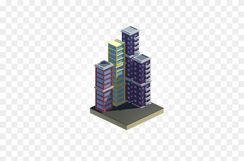 Single Building - Commercial Building Clipart