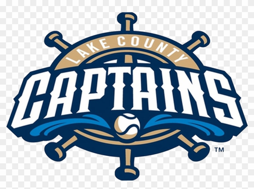 The Logo Of The Minor League Baseball Team Lake County - Captains Baseball Logo Clipart
