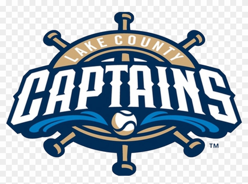 The Logo Of The Minor League Baseball Team Lake County - Captains Baseball Logo Clipart #4572786
