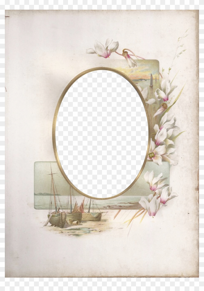 Victorian Photo Album Frame ~ Zibi Vintage Scrap - Picture Frame Clipart #4573056