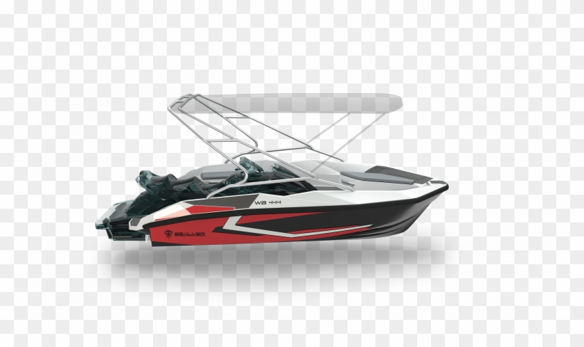 2019 Sealver Wave Boat 444 Black Wake - Wave Boat 444 Clipart