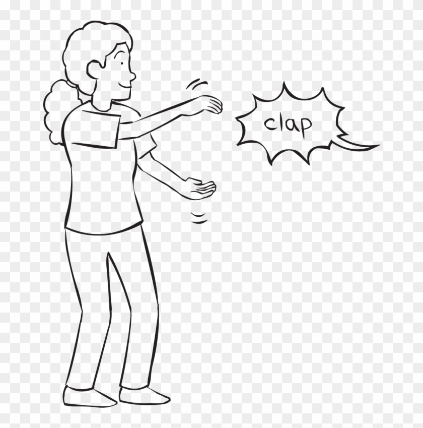 Clapping Game - Arms Clapping Clipart