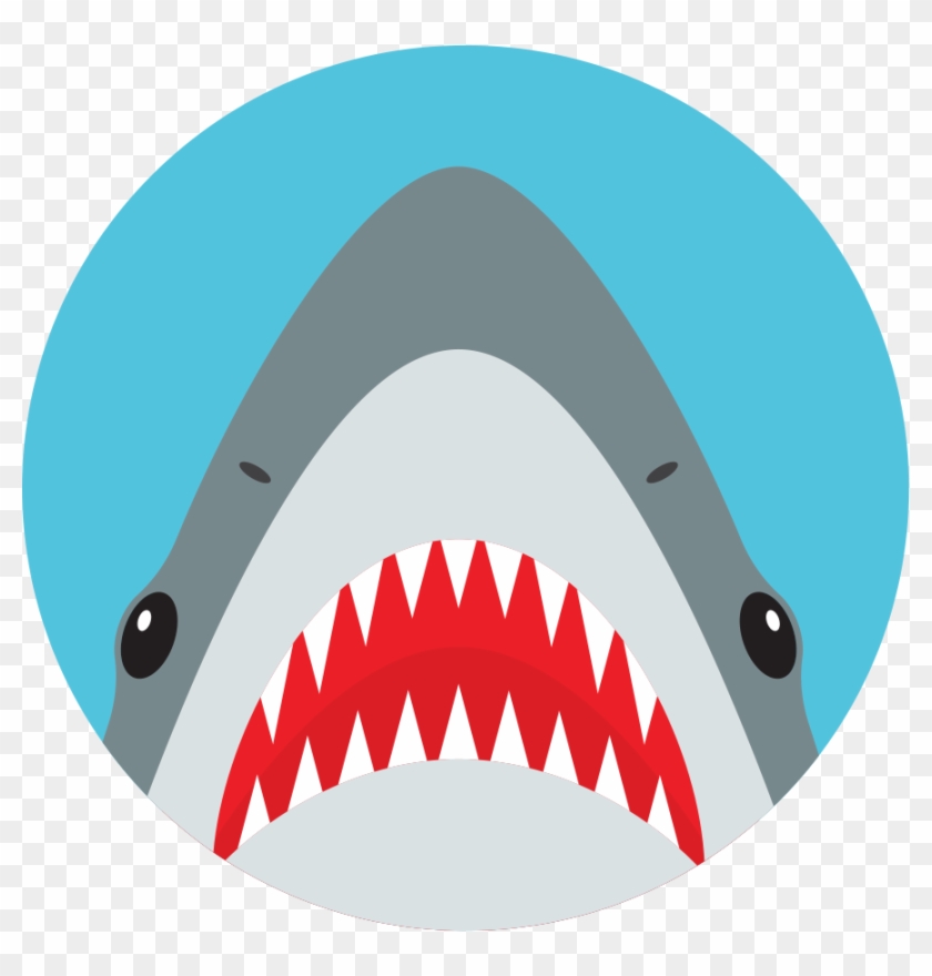 Clip Art Shark Teeth - Png Download #4573475