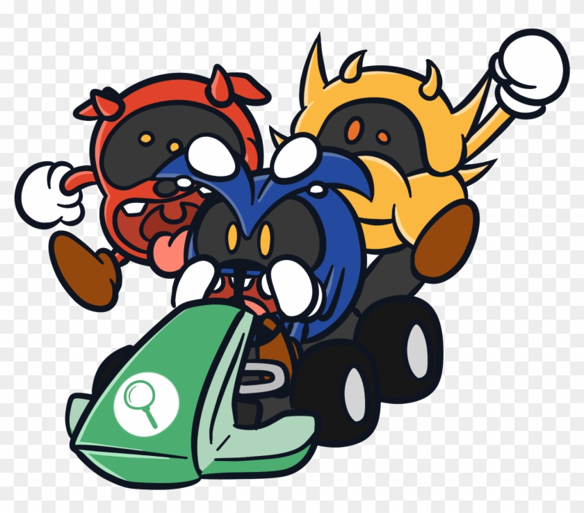 Mario Virus Mario Kart , - Cartoon Clipart
