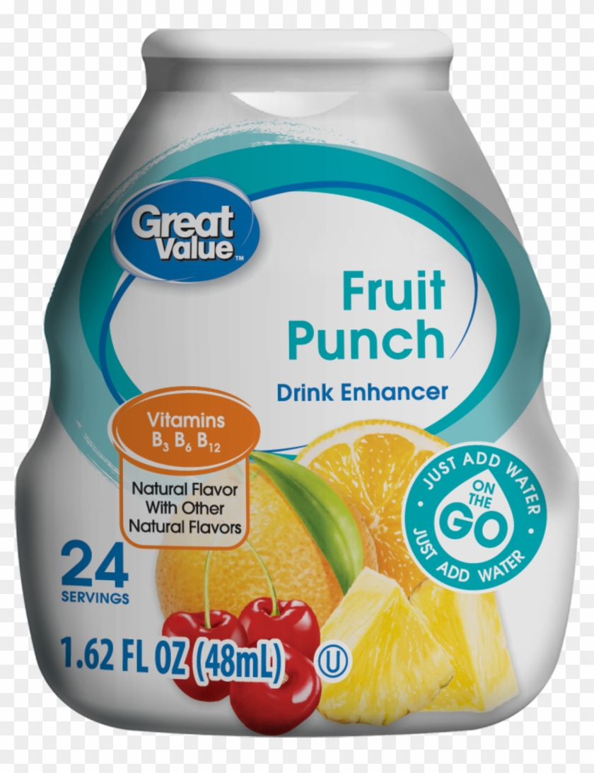 Great Value Fruit Punch Drink Enhancer Clipart #4573671