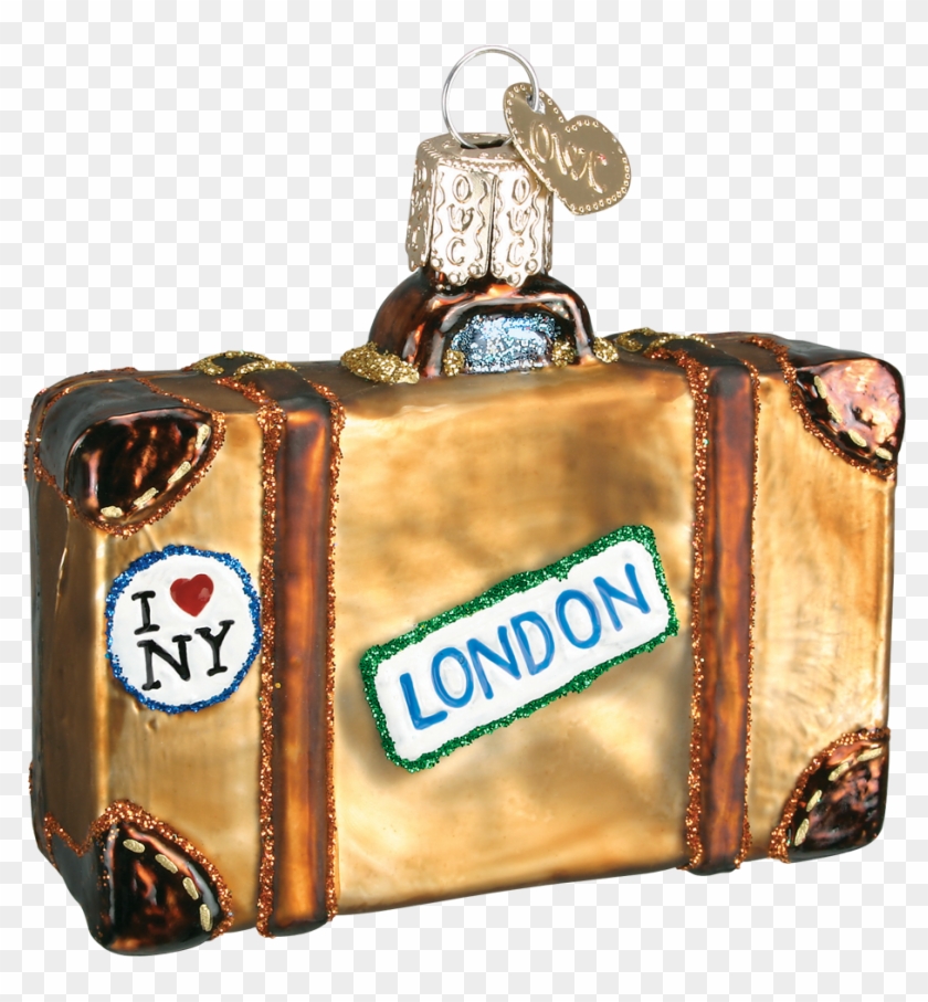 Christmas Ornaments - Suitcase Clipart #4574032