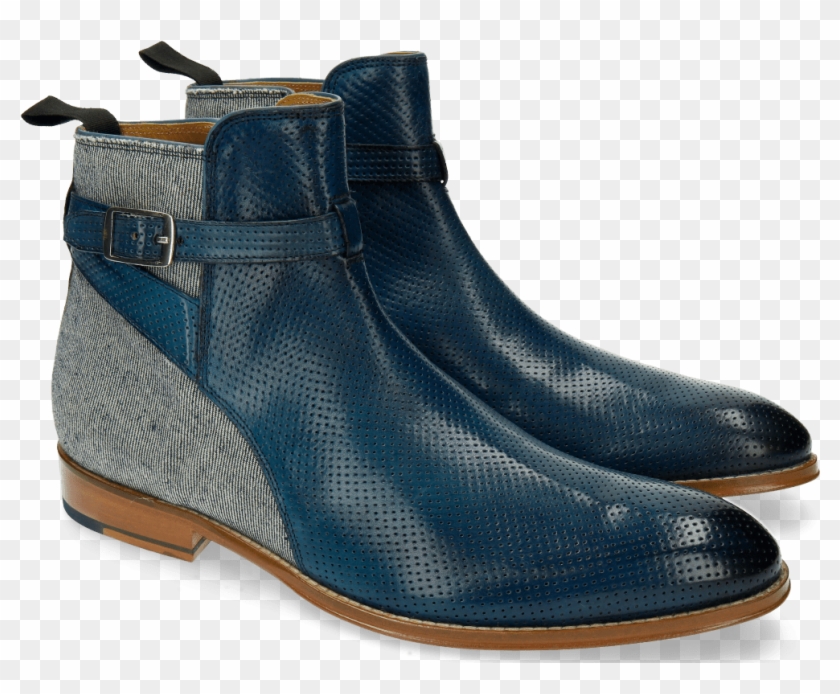 Ankle Boots Kane 1 Mid Blue Jeans Denim - Outdoor Shoe Clipart #4574218