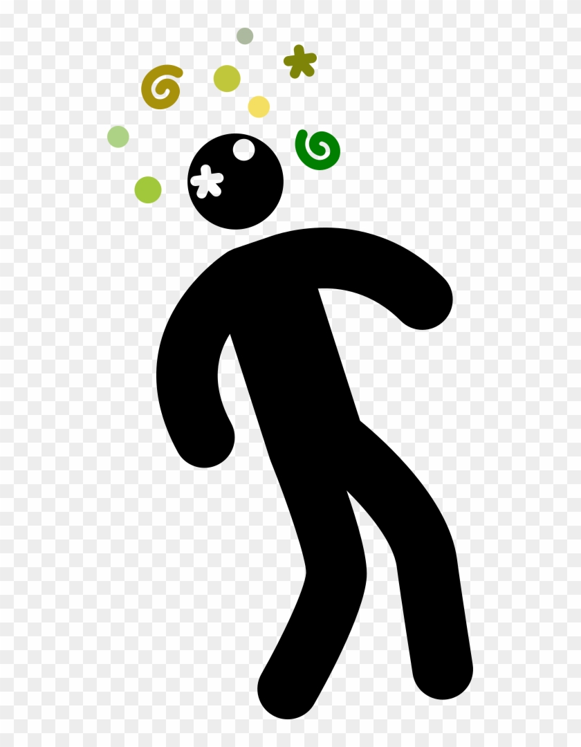 Drunk Stick Figure Png - Dizzy Clip Art Transparent Png #4574492