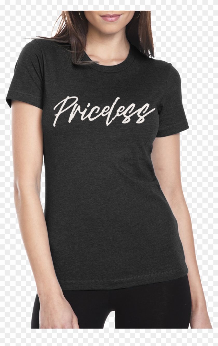 Priceless T Shirt - Blue T Shirt Women Clipart #4574726