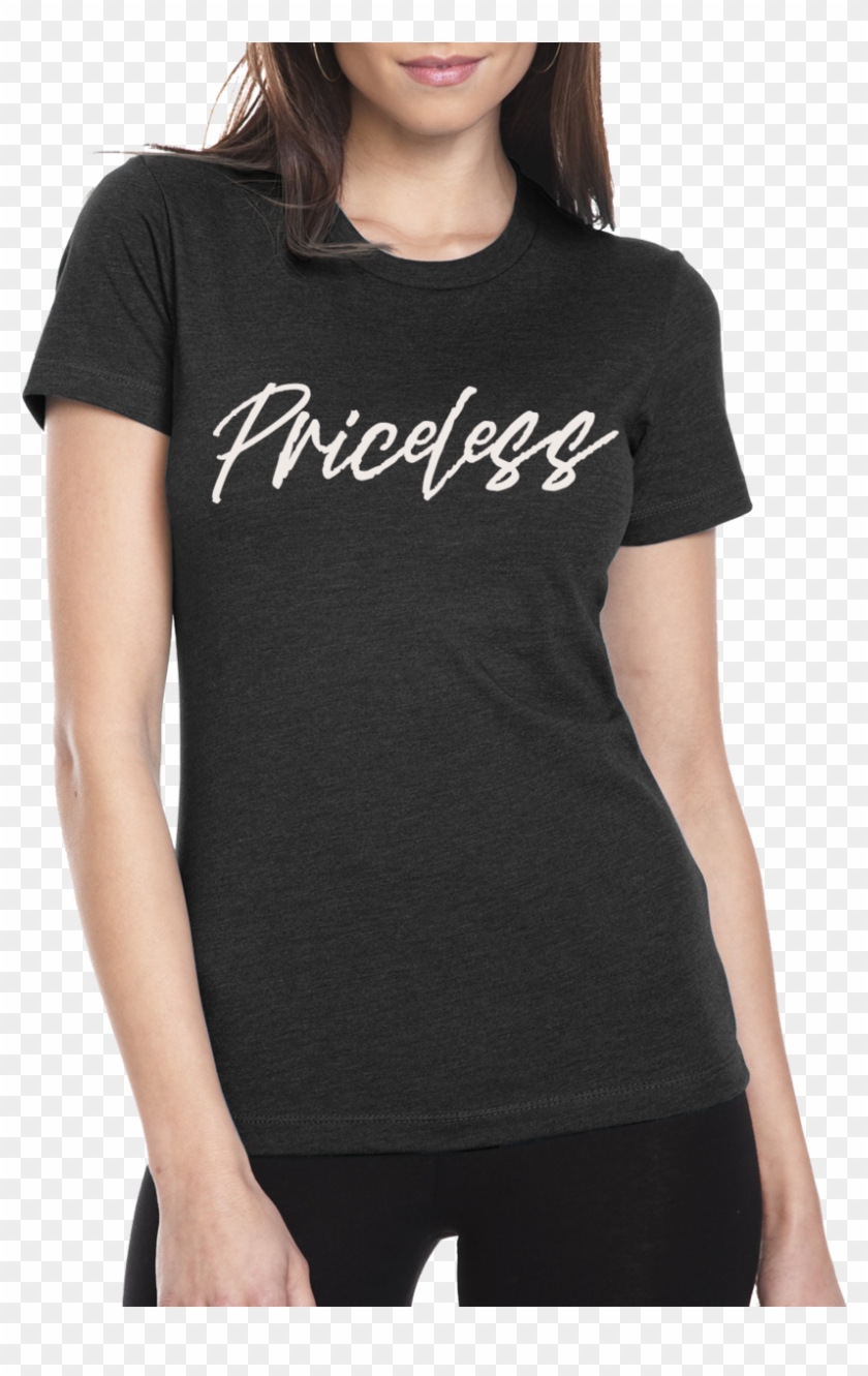 Priceless T Shirt - Blue T Shirt Women Clipart