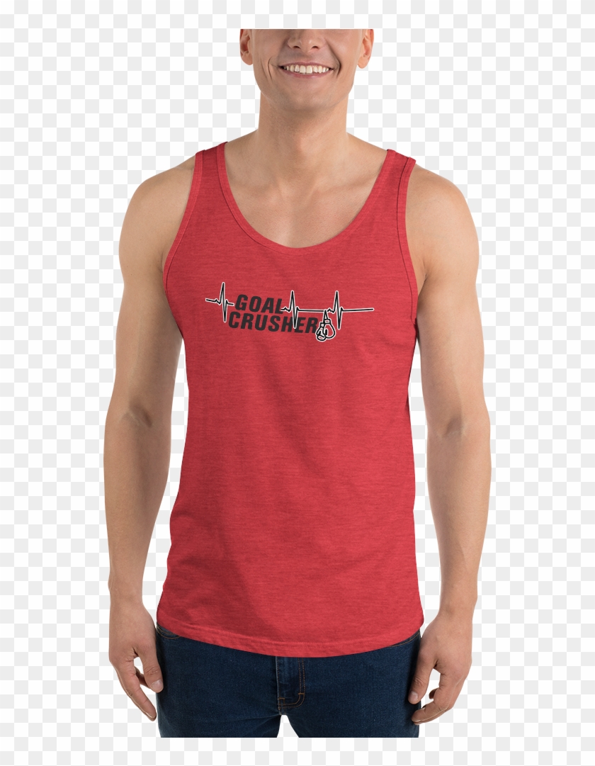 Goal Crusher Men's Tank - Nasa Red Tank Top Clipart #4574727