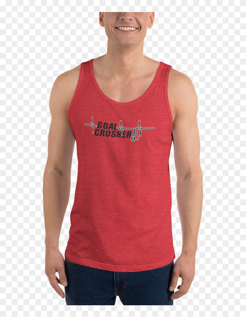 Goal Crusher Men's Tank - Nasa Red Tank Top Clipart