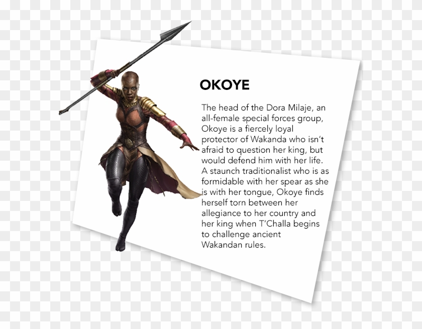 Okoye Character Bio - Okoye Black Panther Quotes Clipart