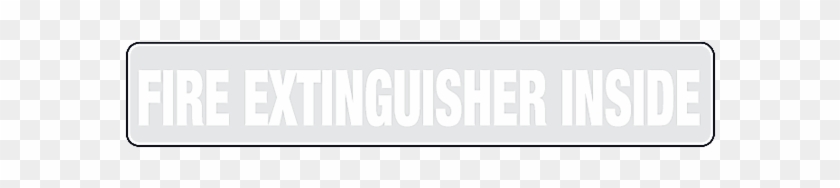Fire Extinguisher Inside Truck Decals - Parallel Clipart