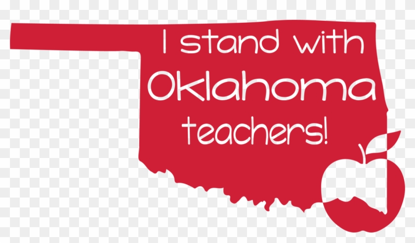 I Stand With Oklahoma Teachers Svg Png Dxf Digital - Graphic Design Clipart #4575048