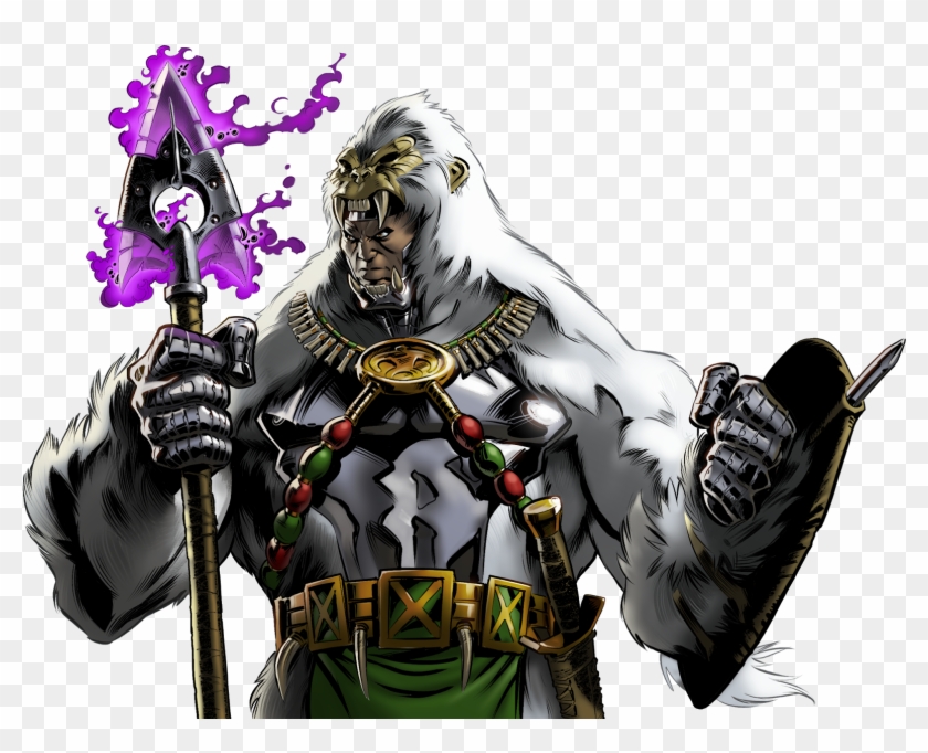 Man Ape Is A Former Military General Under T'chaka, - Black Panther Villains Comic Clipart