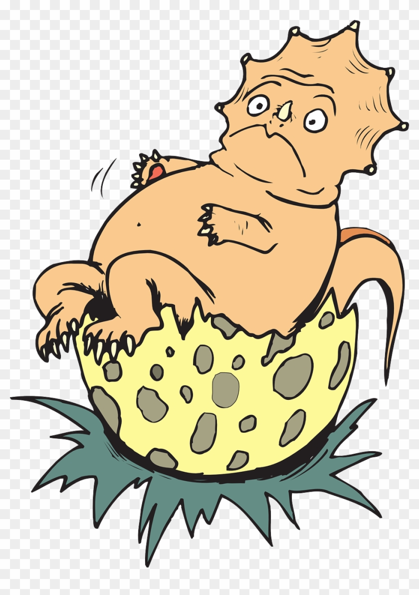 Vector Graphics,free Pictures - Telur Dinosaurus Vector Clipart