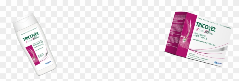 Lack Of Volume And Thinning Hair Due To Ageing Tricovel® - Brochure Clipart