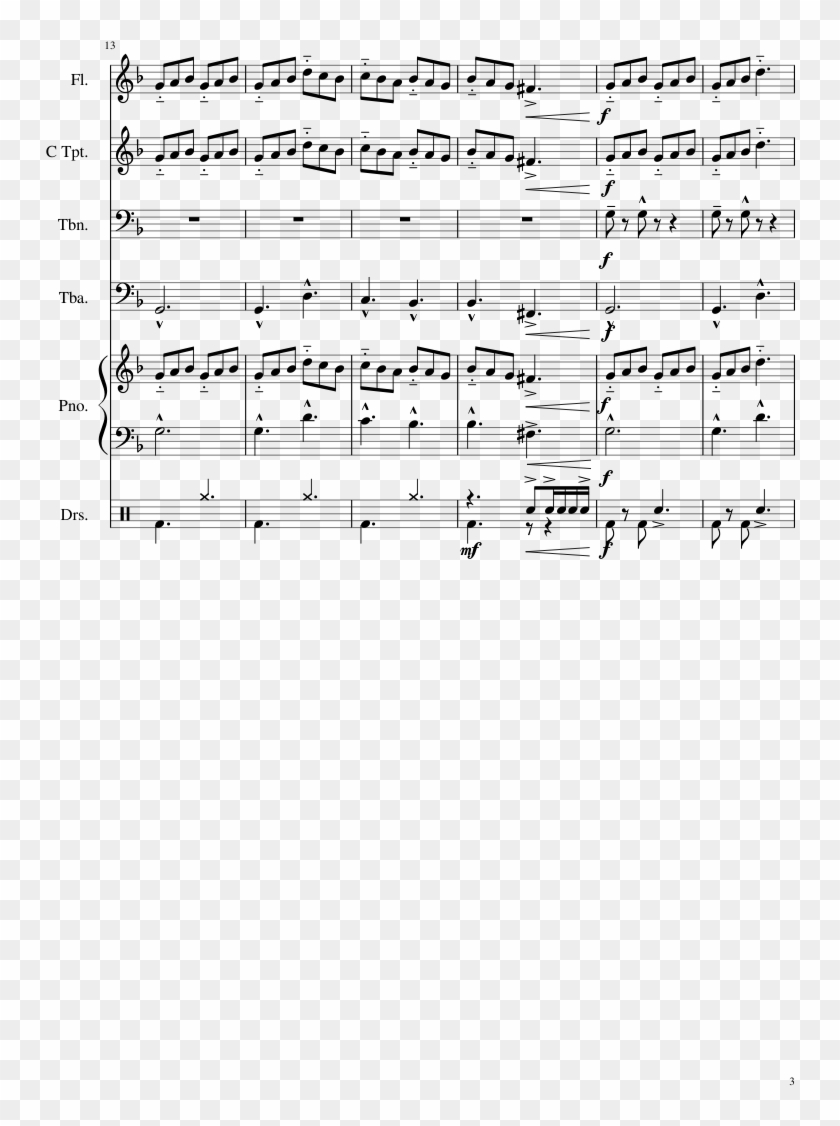 The American Revolution Sheet Music Composed By Dylan - Sheet Music Clipart