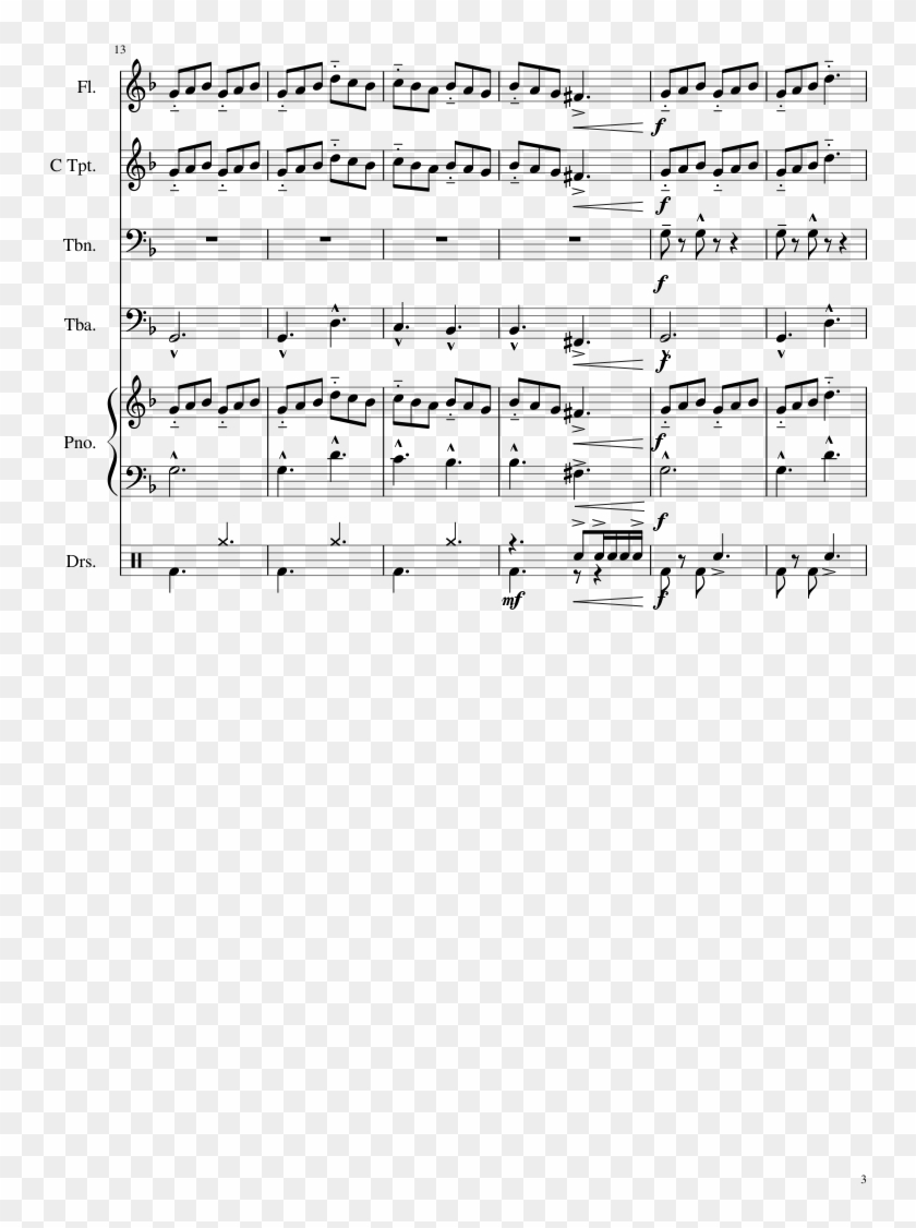 The American Revolution Sheet Music Composed By Dylan - Sheet Music Clipart #4575930