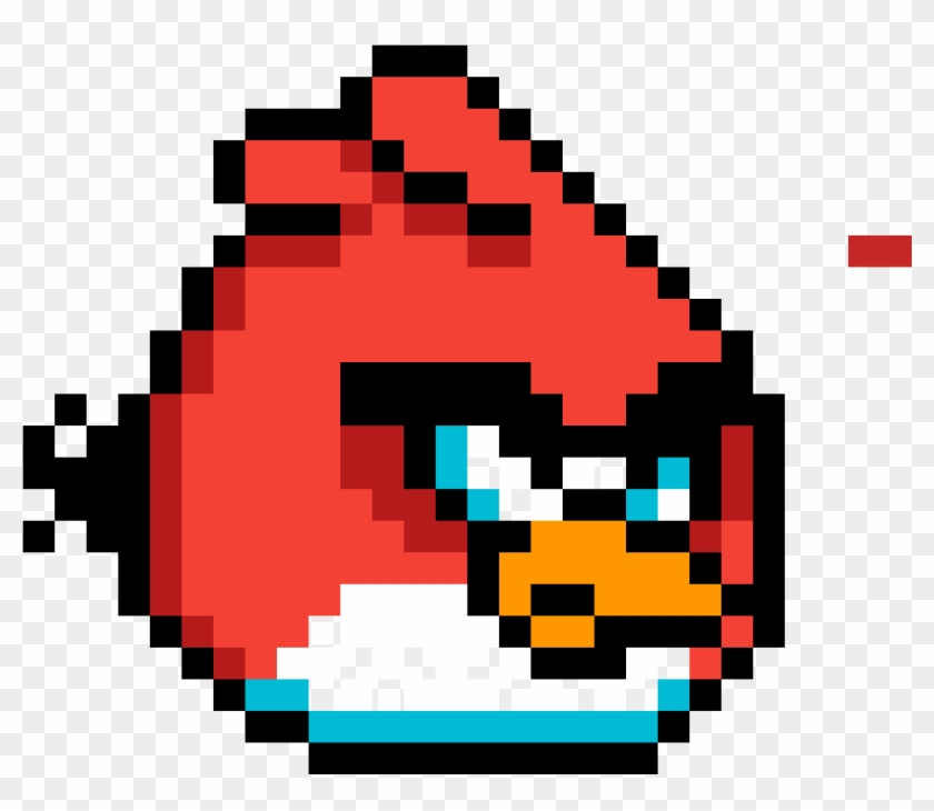 Angry Birds - Pixel Art Games Minecraft Clipart #4575963