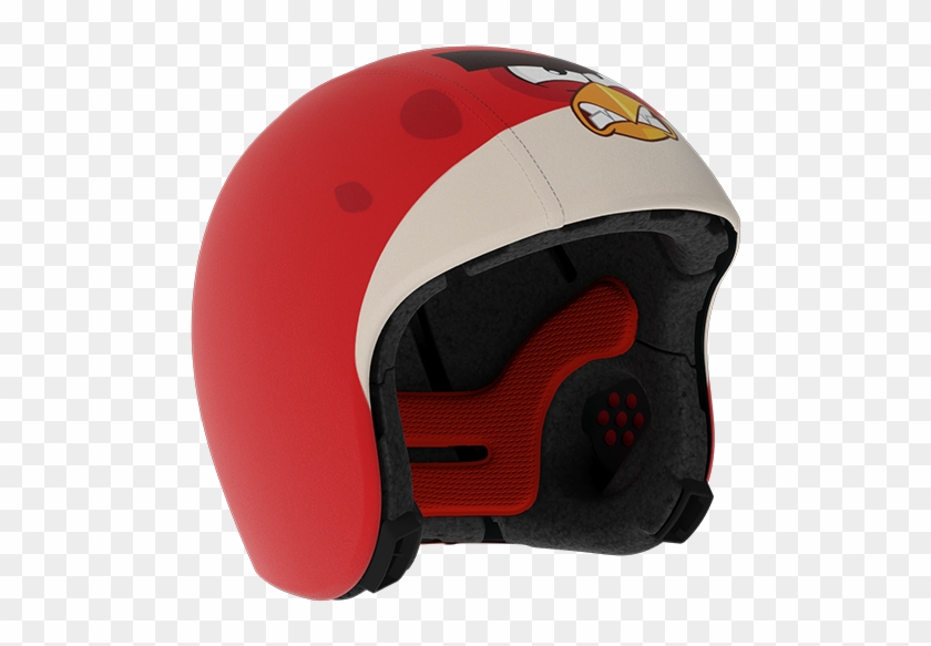 Angry Birds Red Skin - Motorcycle Helmet Clipart #4576468