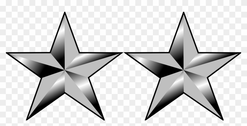 Major General - Army Lieutenant General Rank Clipart #4576599