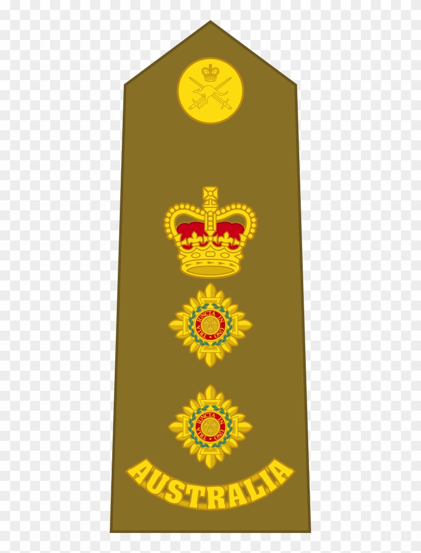 Australian Army Of-5 - Australian Army Captain Clipart #4577300