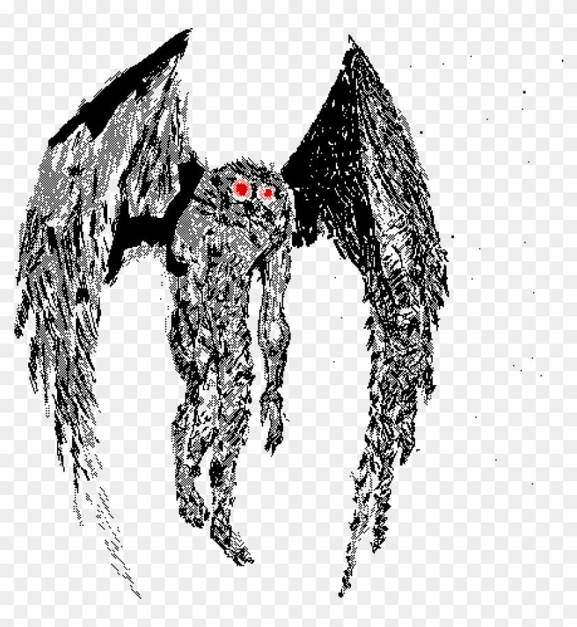 Mothman - Illustration Clipart #4577537