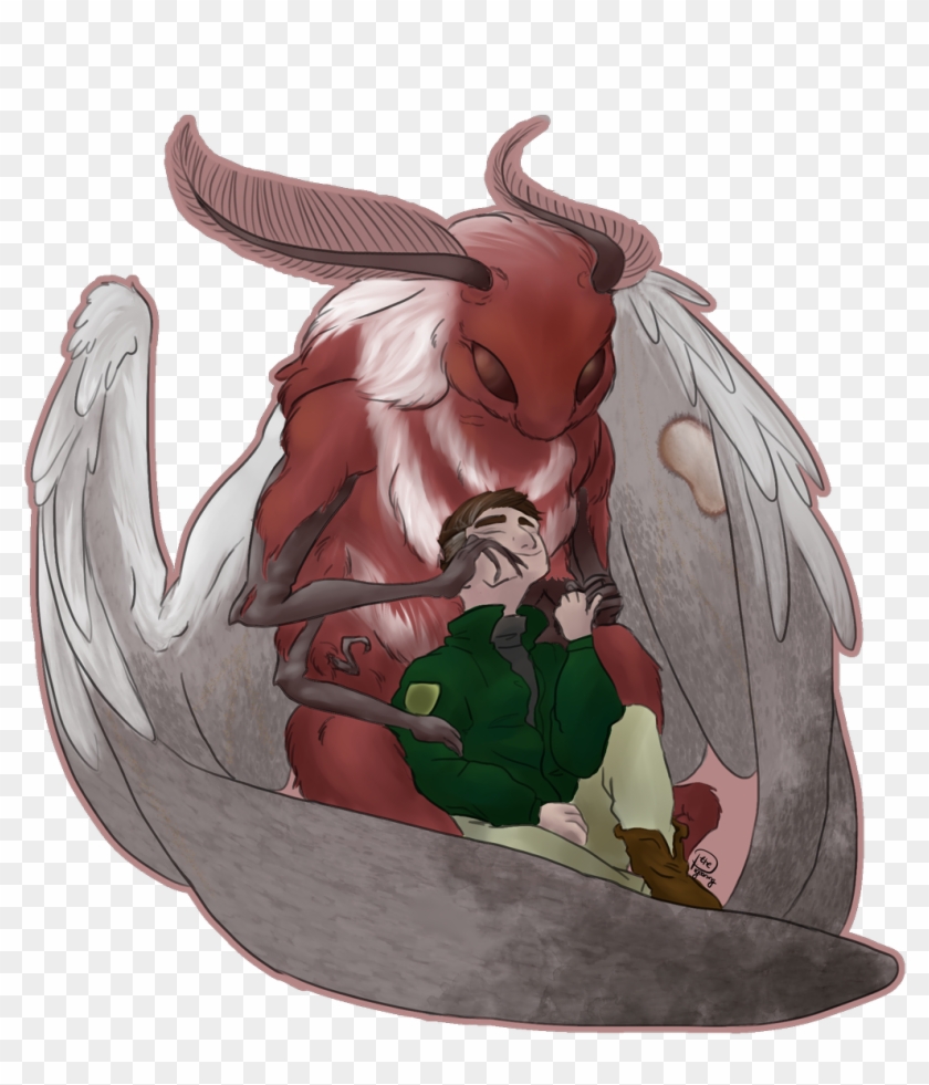 Mothman Moth Me A Moth 🎶 - Illustration Clipart #4577822