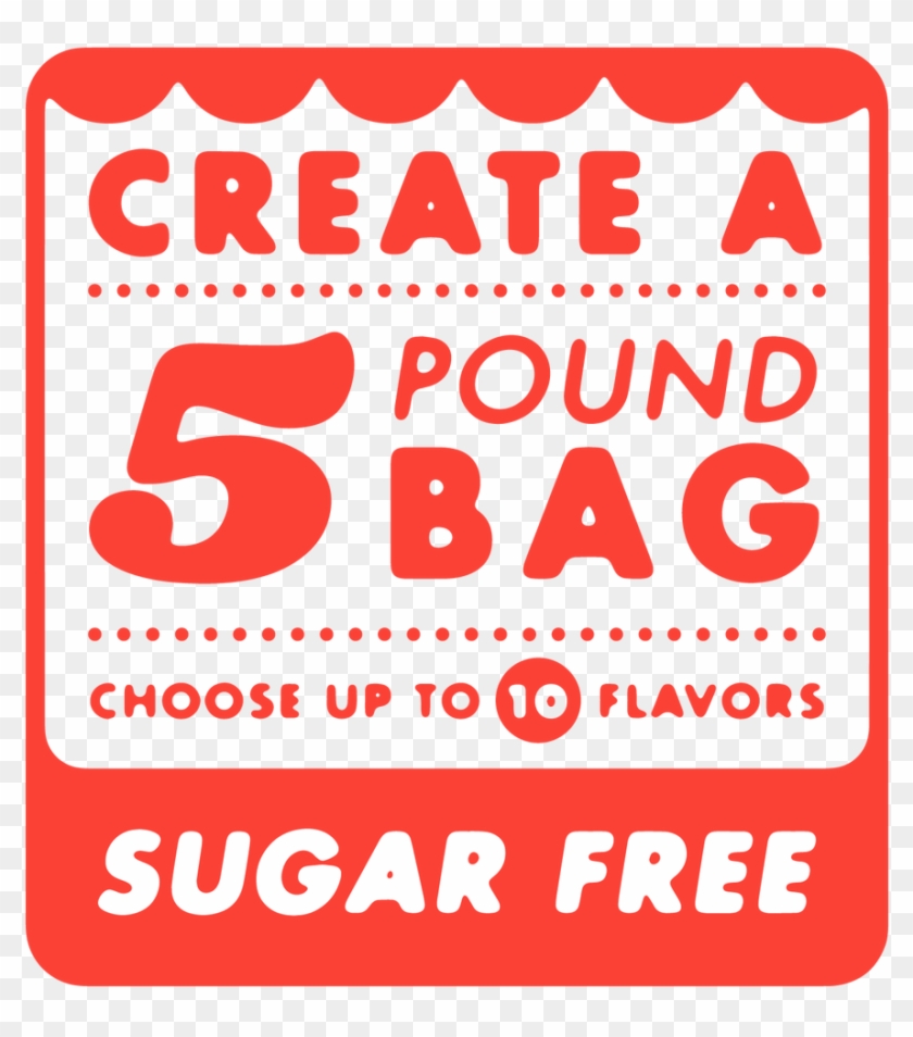 Create A 5 Pound Bag - Graphic Design Clipart #4577992