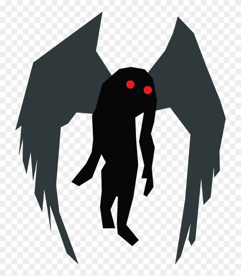 "also If You Want A Low Poly Image Of Mothman" - Illustration Clipart