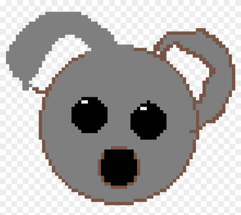 Koala Bear - Pixel Art Gradient Clipart